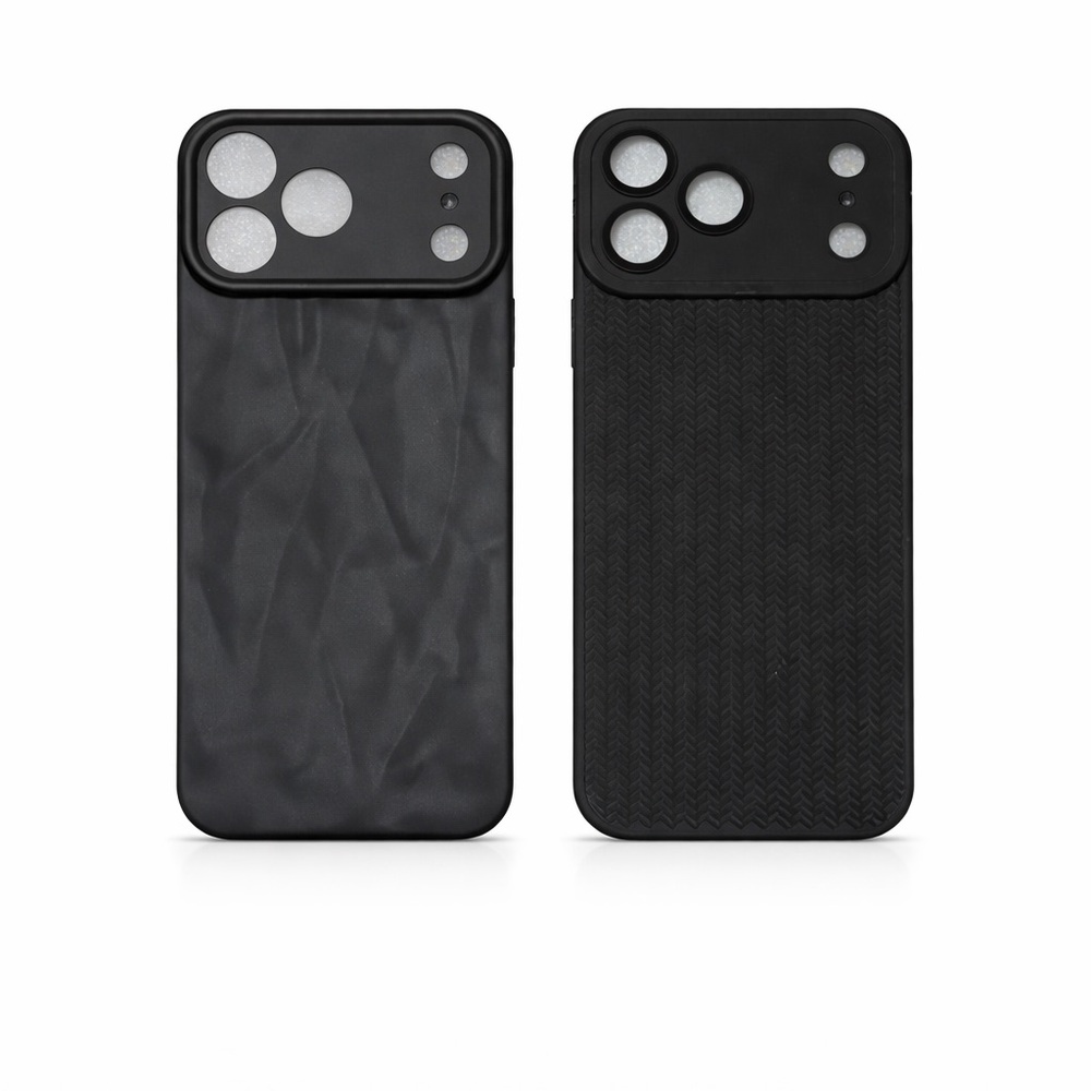 iPhone Phone Case Bundle of 2 iPhone 17 Pro Max Black Shockproof TPU